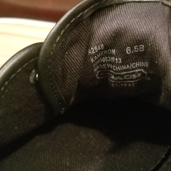 NEW Coach Signature Sneakers size 6.5 - Picture 5 of 6